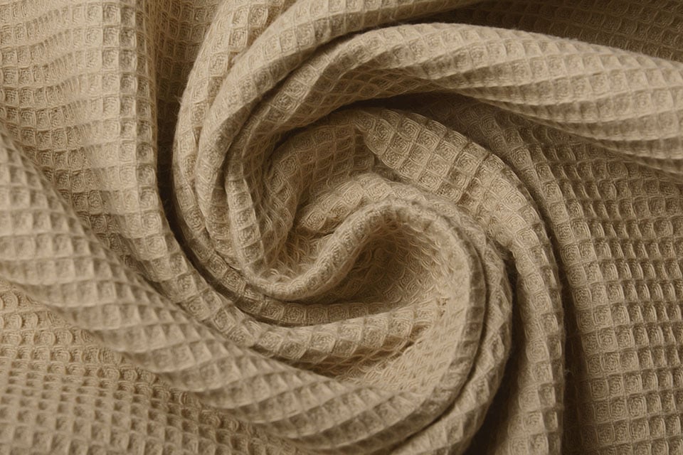 Buy Cotton Honeycomb Pique Waffle Fabric