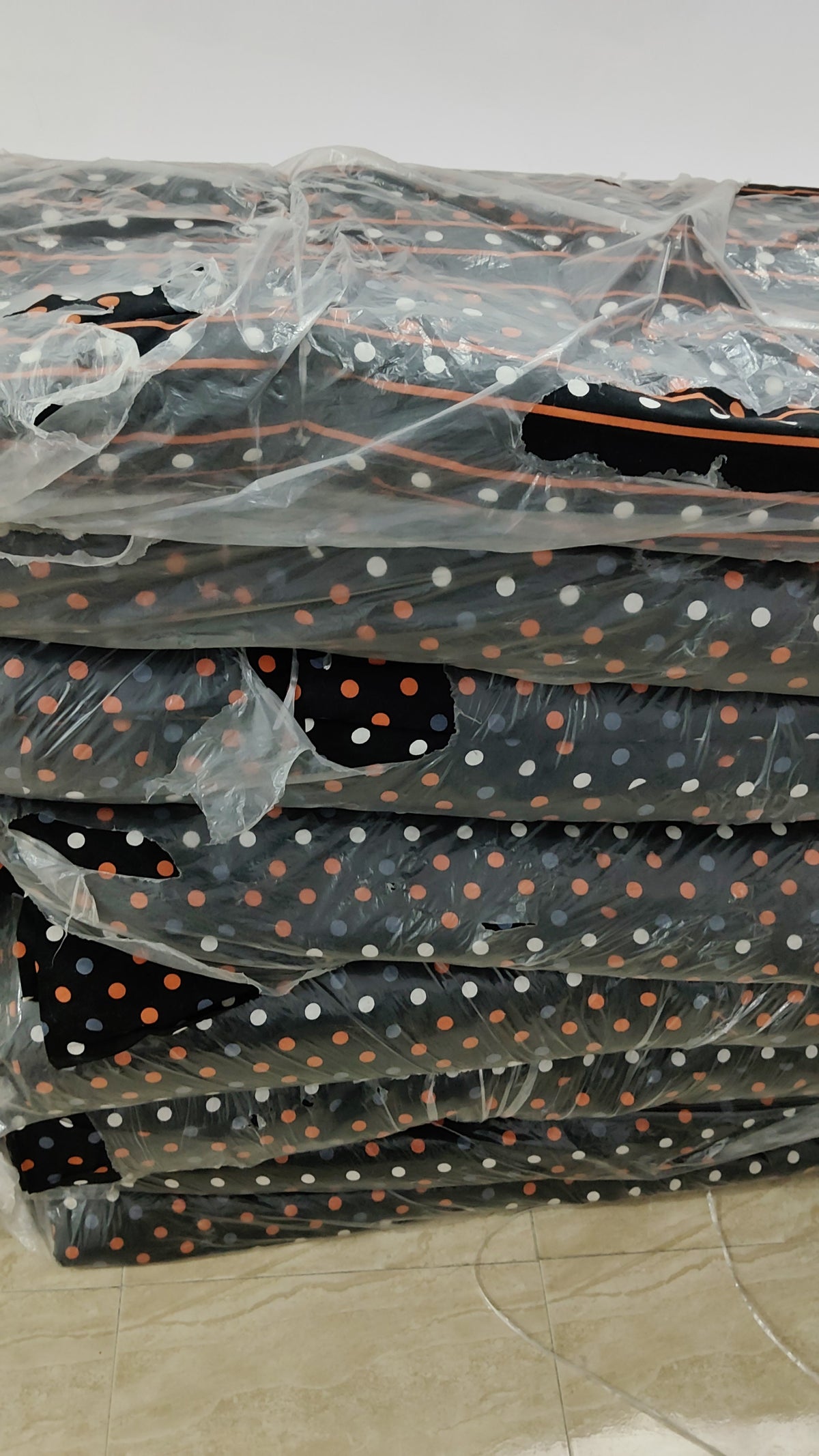 Buy Cotton Sheeting Multicolour Polkadot Print Fabric