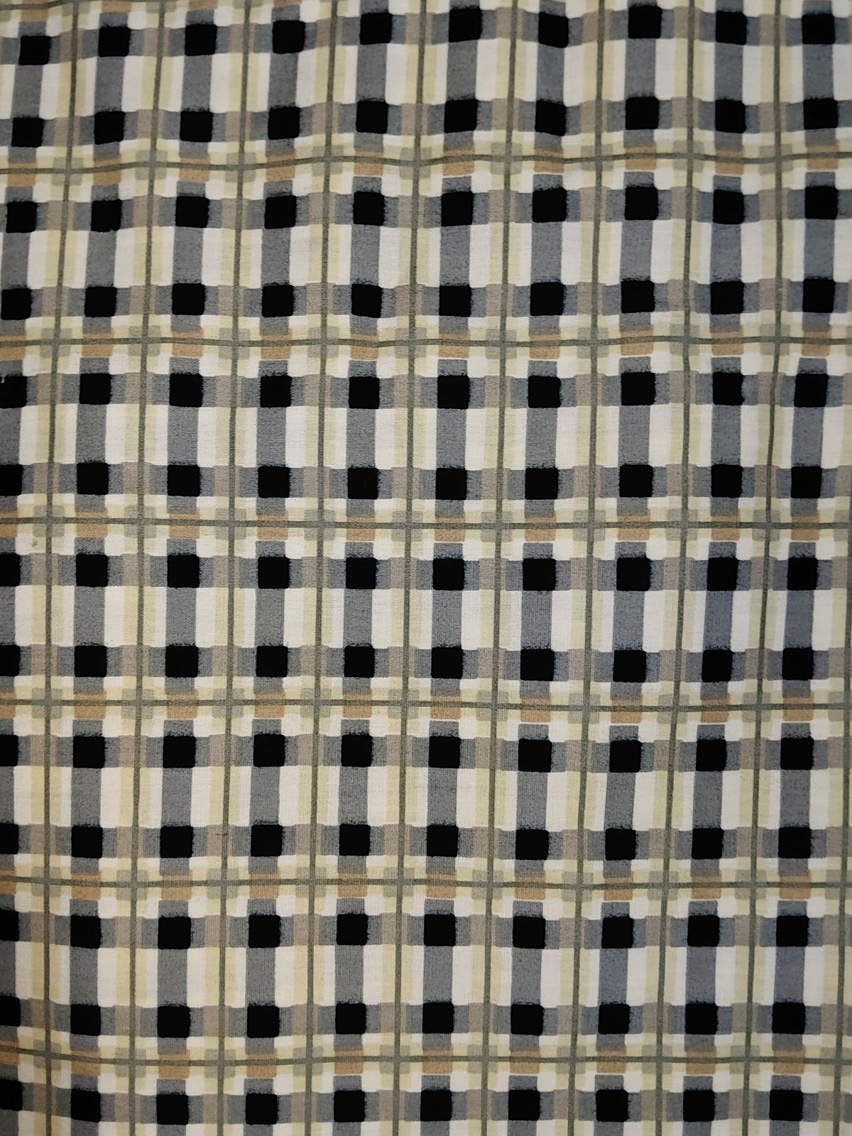 Buy Cotton Poplin Check Print Fabric
