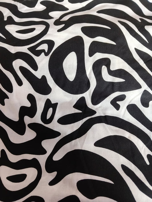 Buy Viscose Linen Print Fabric