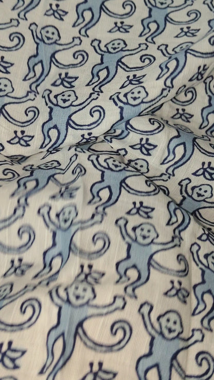 Buy Cotton Double Cloth Muslin Print Fabric