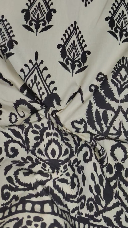 Buy Viscose Linen Print Fabric