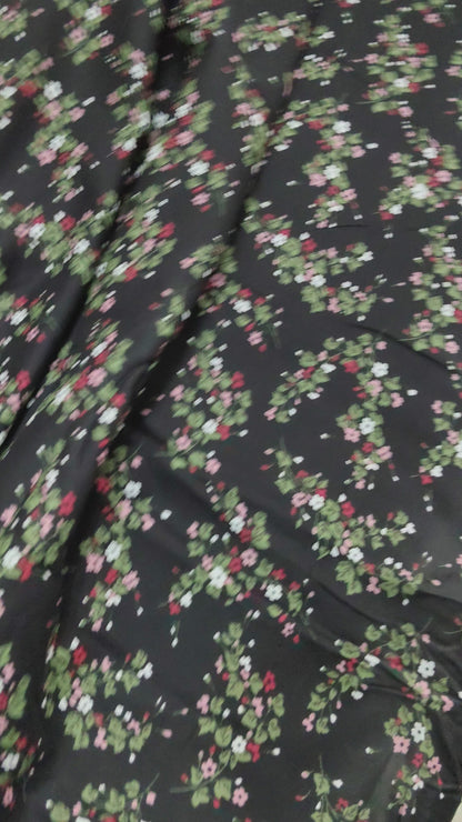 Buy Rayon Ditsy Floral Print Fabric