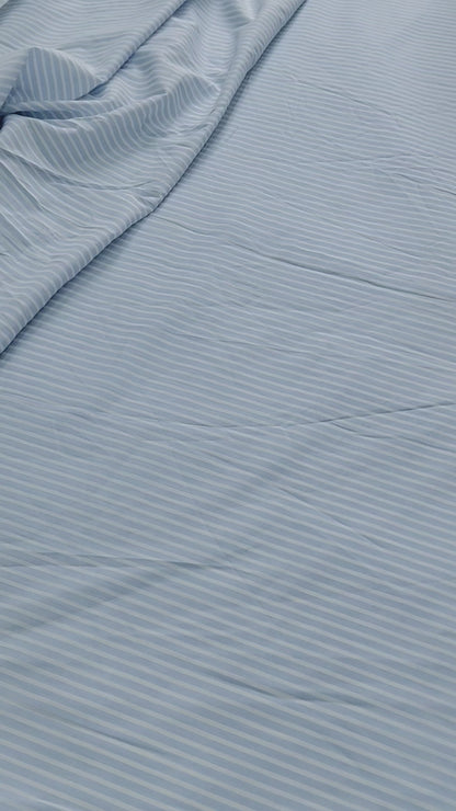 Buy Cotton Cambric Stripe Print Fabric