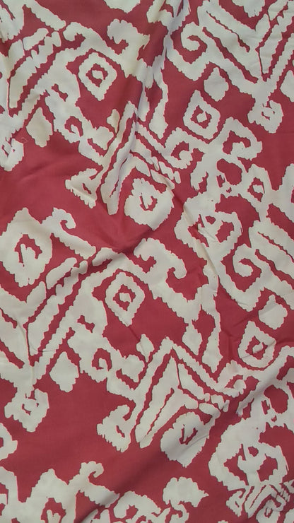 Buy Rayon Ikkat Print Fabric