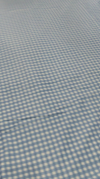 Buy Cotton Poplin Gingham Check Print Fabric