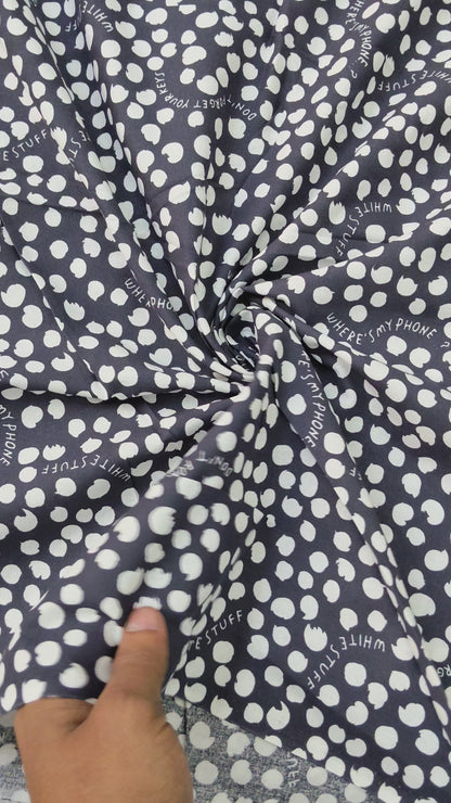 Buy Cotton Sheeting Novelty Ditsy Polka Dot Print Fabric