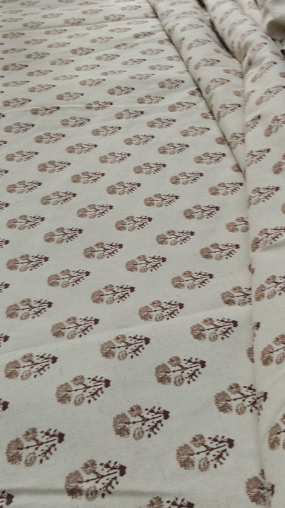 Buy Cotton Flex Butta Floral Motif Print Fabric