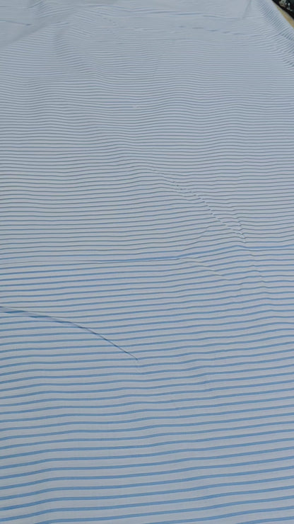 Buy Cotton Cambric Stripe Print Fabric