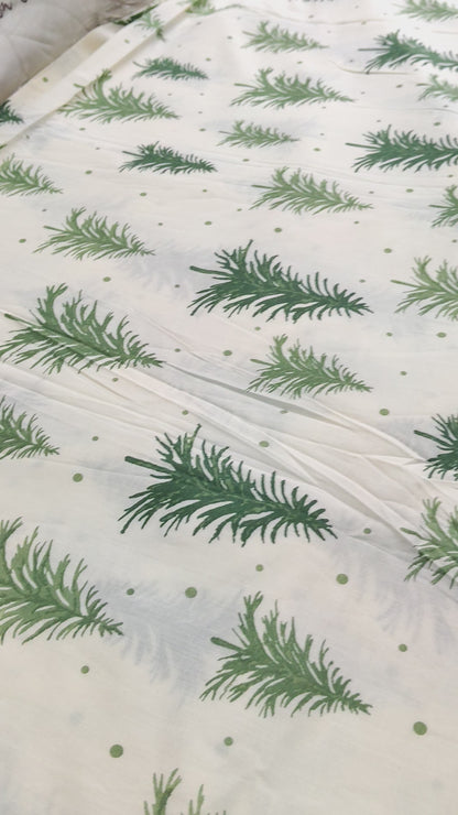 Buy Cotton Cambric Tree Print Fabric