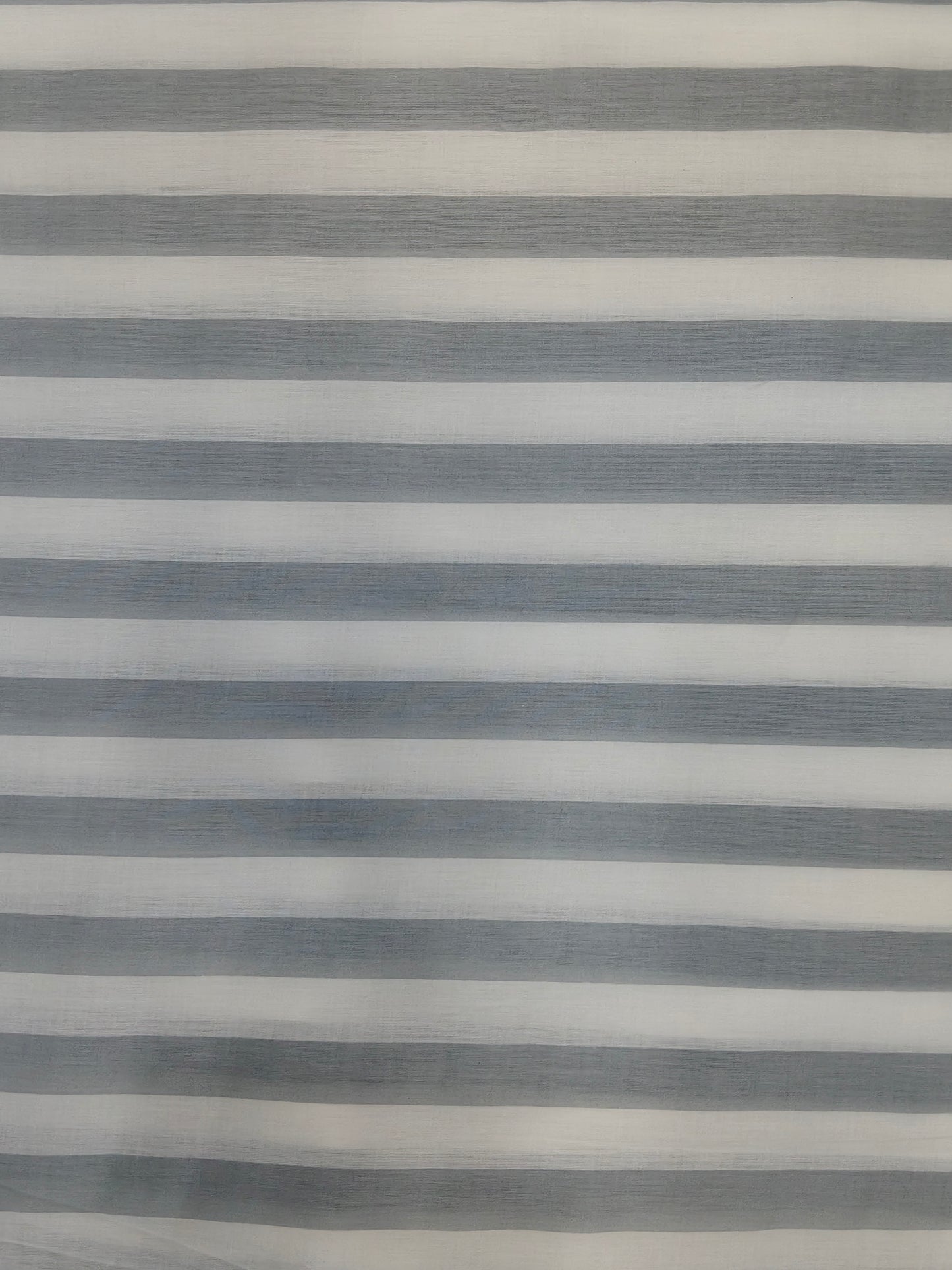 Cotton Cambric Grey Stripe Print Fabric