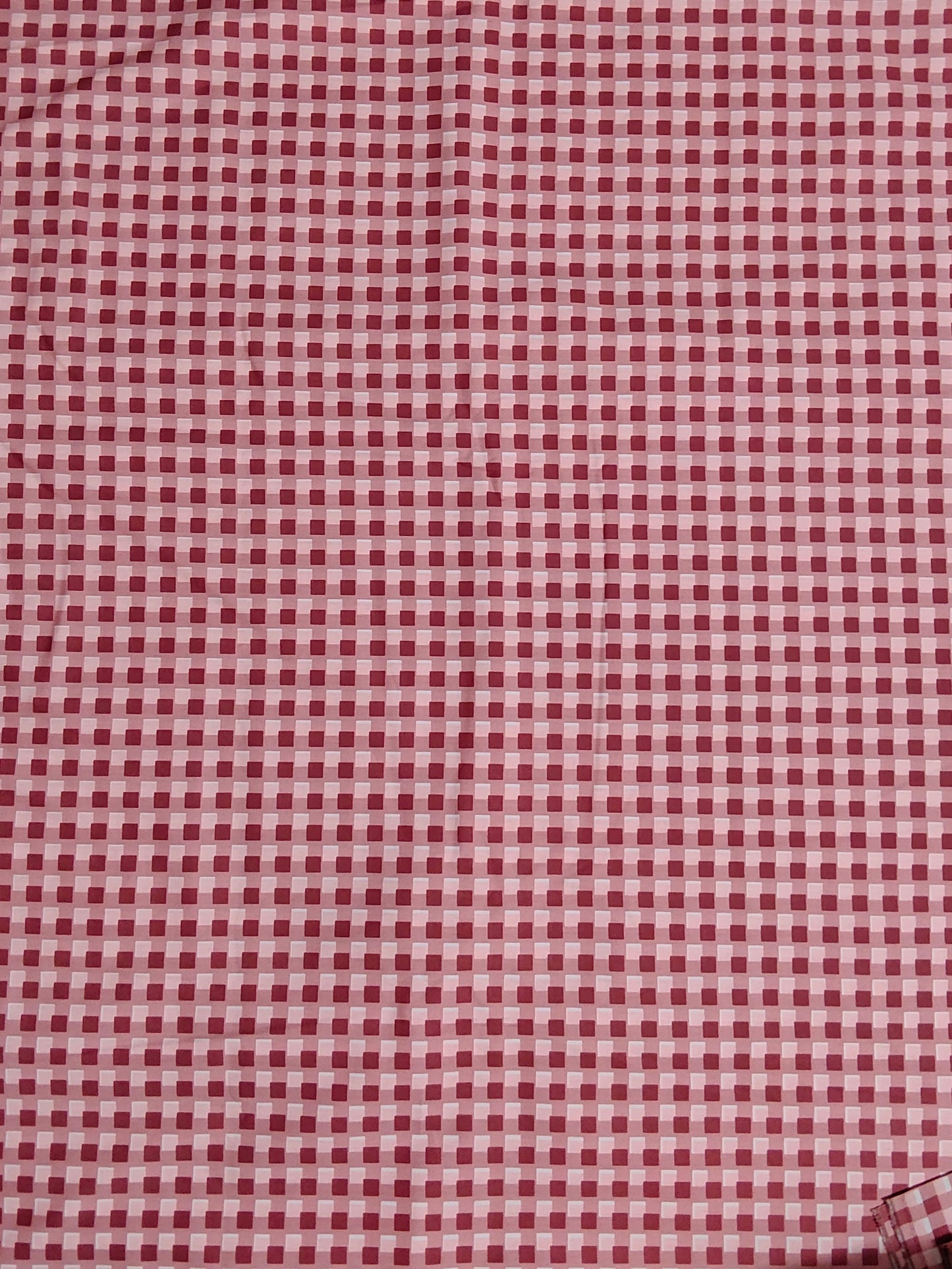 Buy Cotton Poplin Check Fabric