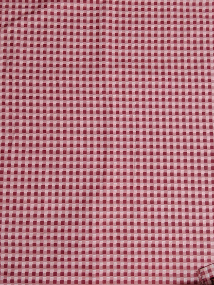 Buy Cotton Poplin Check Fabric