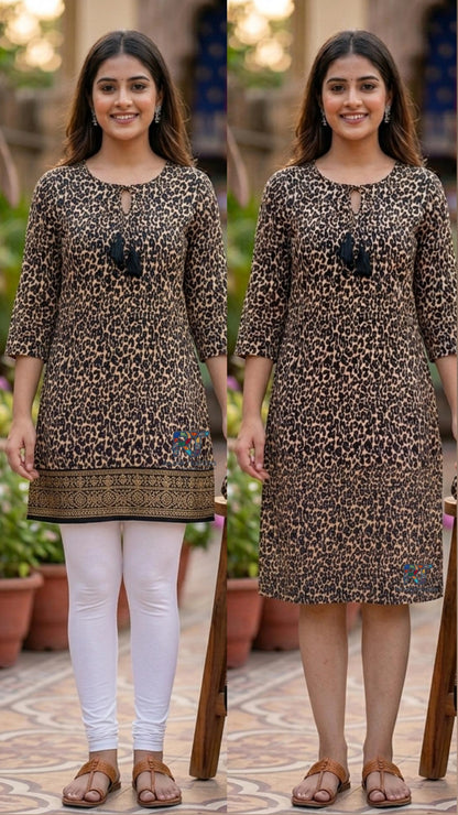Rayon Cheetah Print Fabric