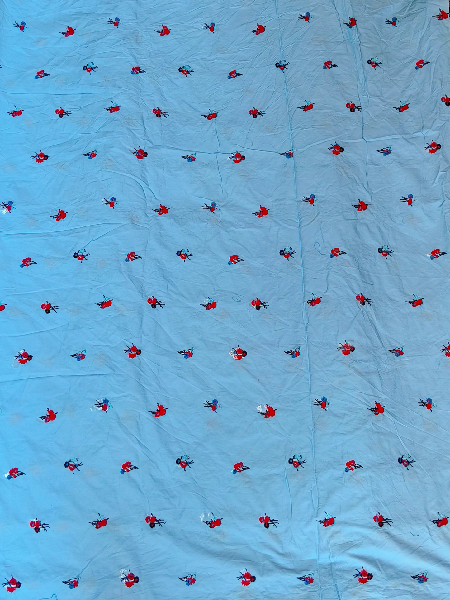 Buy Cotton Poplin Embroidery Fabric