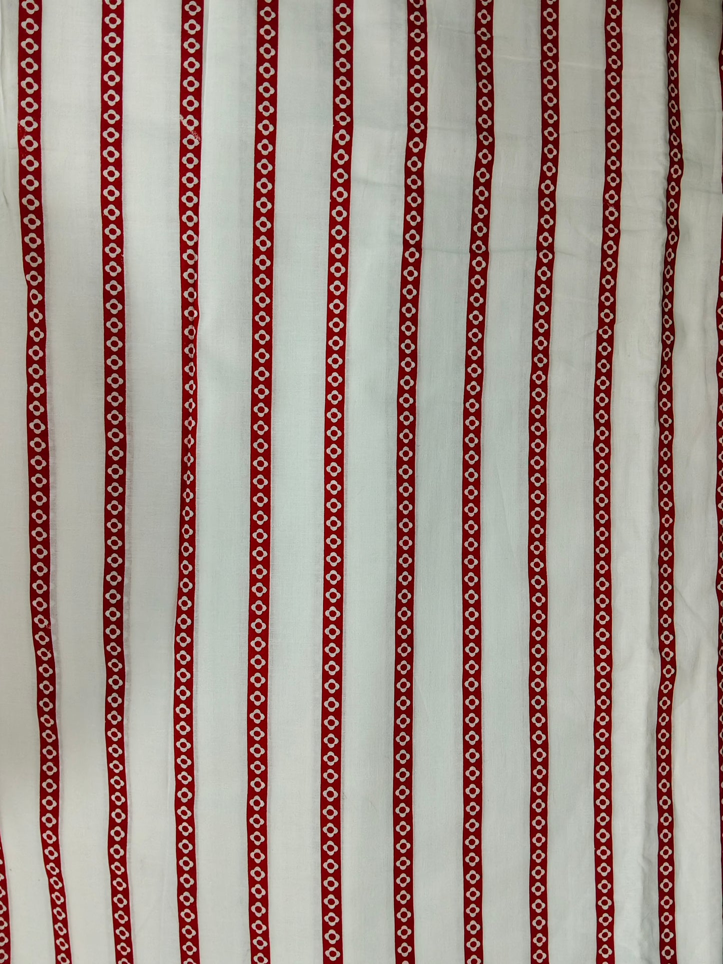 Buy Cotton Cambric Stripe Print Fabric