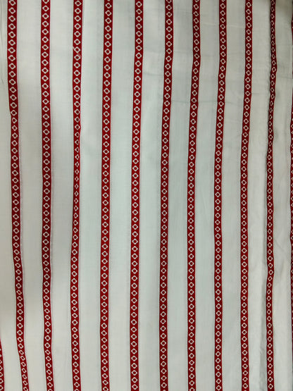 Buy Cotton Cambric Stripe Print Fabric