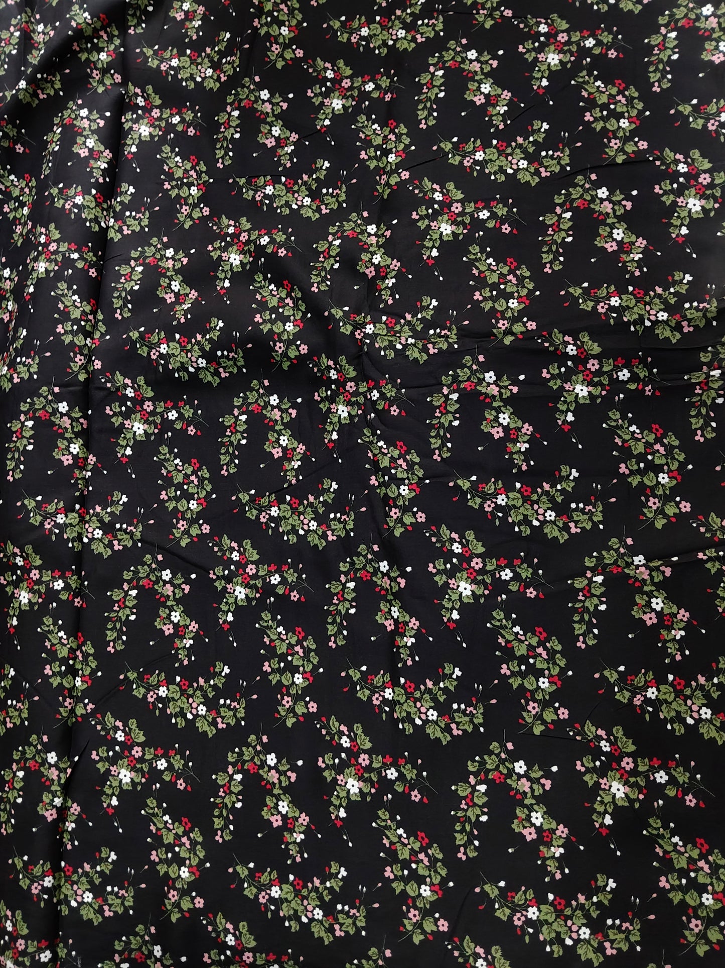 Buy Rayon Ditsy Floral Print Fabric