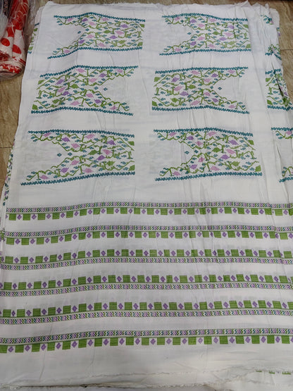 Buy Rayon Traditional Bodo Dokhona Print Fabric