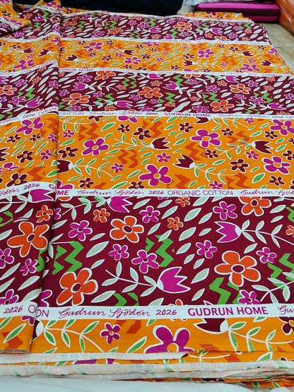 Buy Cotton Sheeting Gudrun fjoden Floral Print Fabric