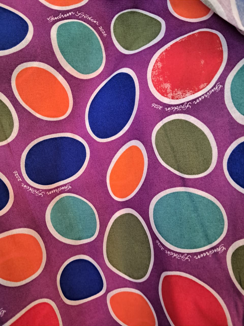 Buy Cotton Sheeting Abstract Multicolour Polka Dot Gudrun Sjoden Design Print Fabric