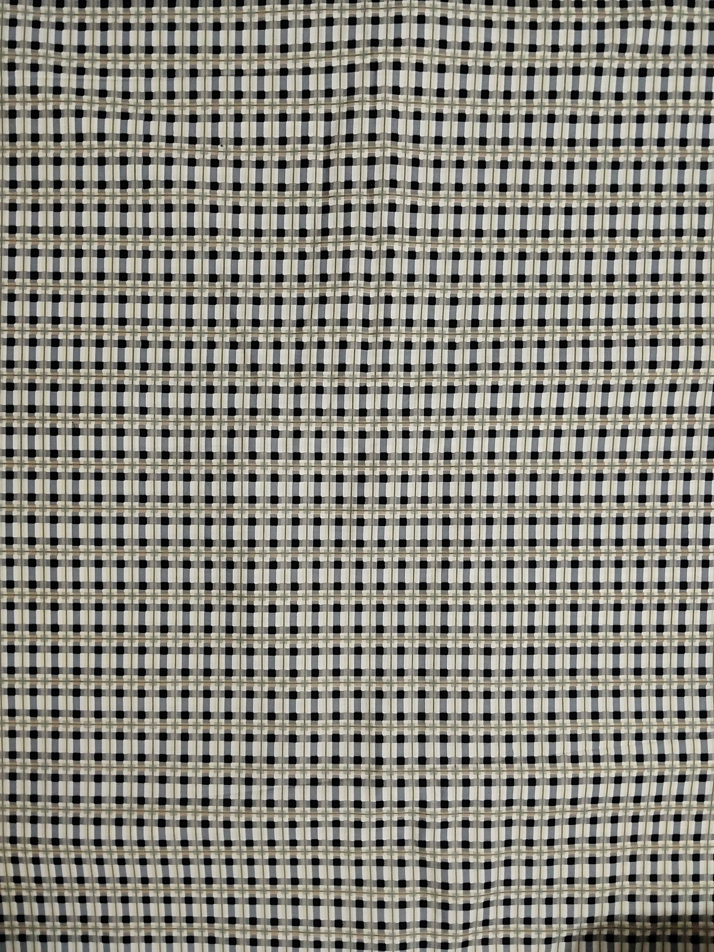 Buy Cotton Poplin Check Print Fabric