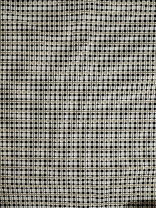 Buy Cotton Poplin Check Print Fabric