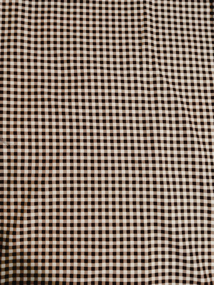 Buy Cotton Poplin Check Print Fabric