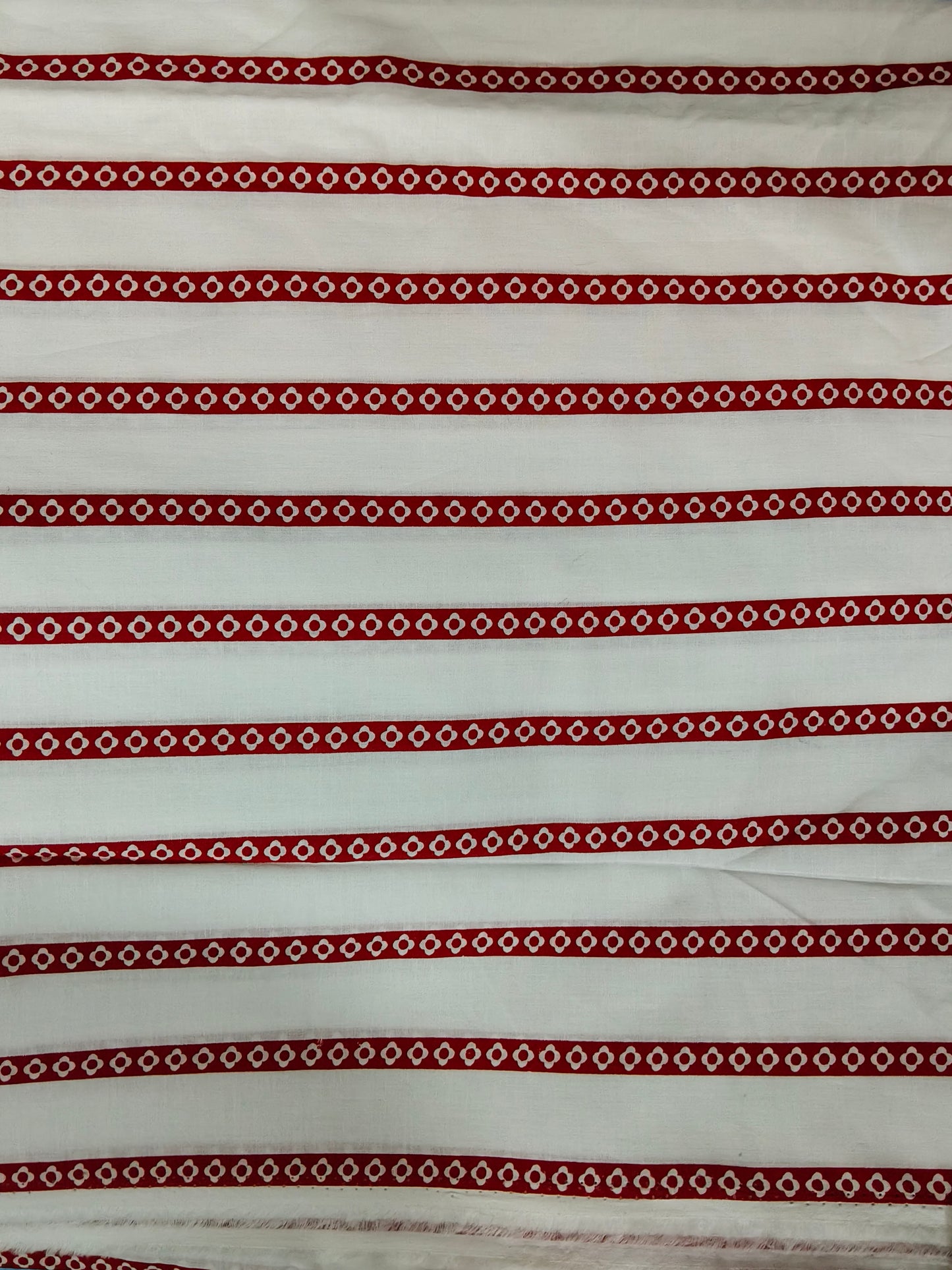 Buy Cotton Cambric Stripe Print Fabric