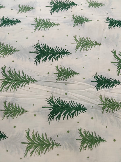 Buy Cotton Cambric Tree Print Fabric