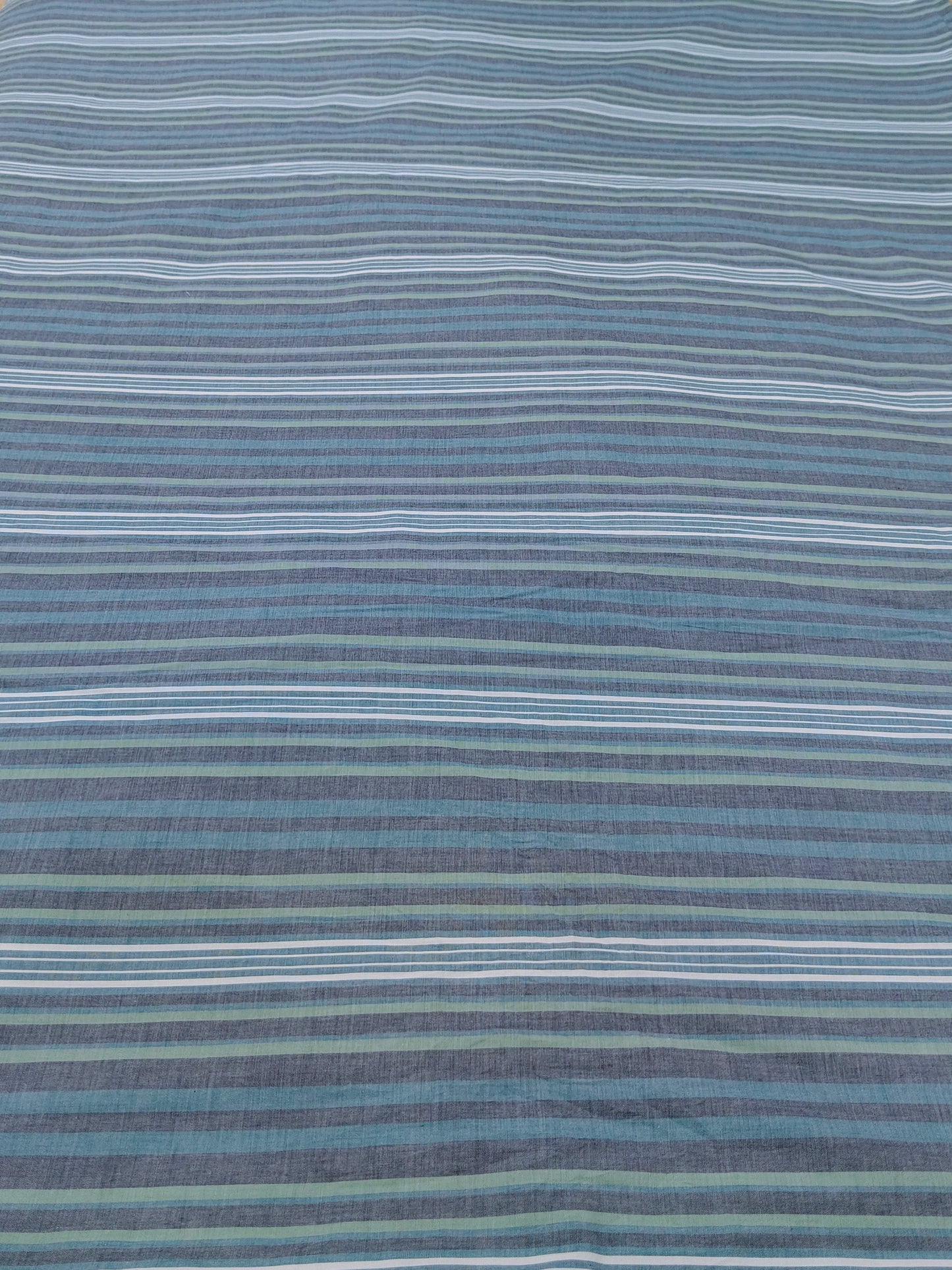 Buy Cotton Poplin Multicolour Stripe Fabric