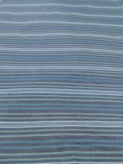 Buy Cotton Poplin Multicolour Stripe Fabric