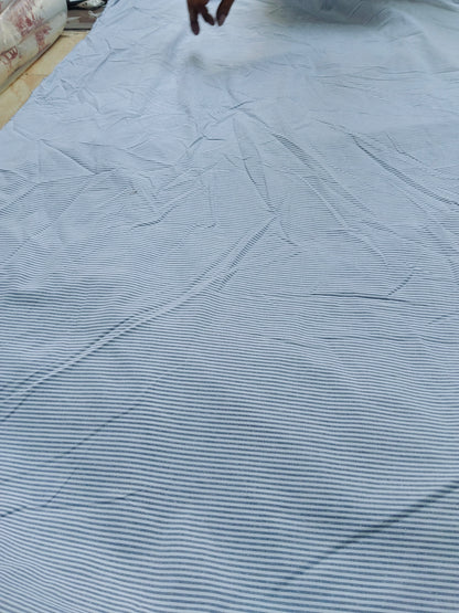 Buy Cotton Blue Stripe Fabric