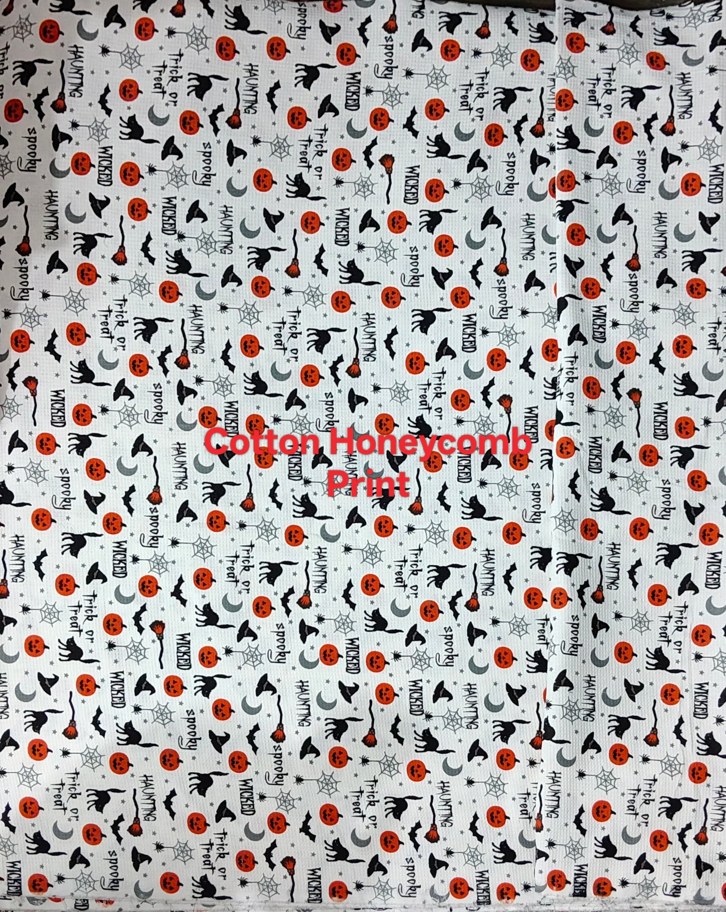 Buy Cotton Honeycomb Waffle Print Fabric