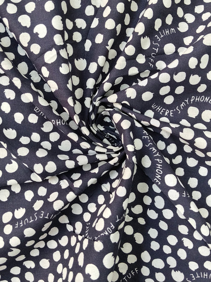 Buy Cotton Sheeting Novelty Ditsy Polka Dot Print Fabric