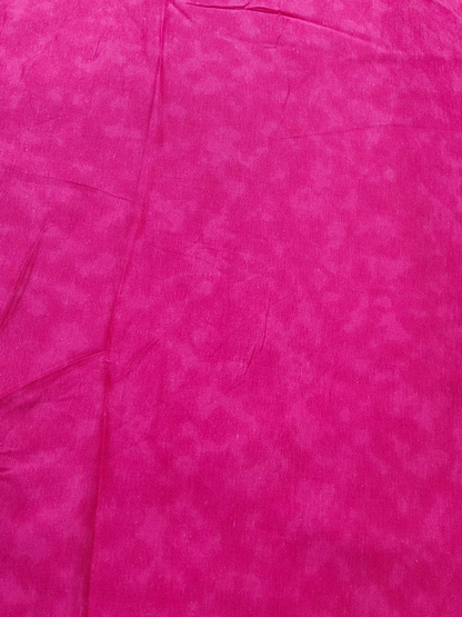 Buy Viscose Linen Pink Cloud Design Print Fabric