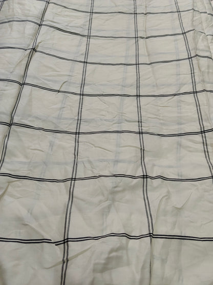 Buy Viscose Twill Windowpane Check Grid Print Fabric