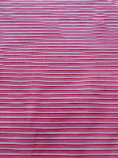 Buy Cotton Cambric Stripe Print Fabric