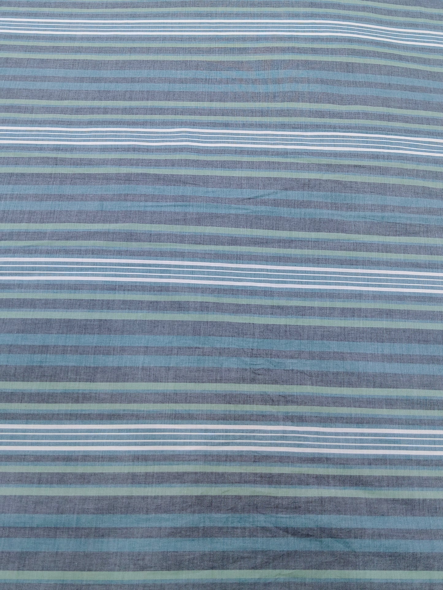 Buy Cotton Poplin Multicolour Stripe Fabric
