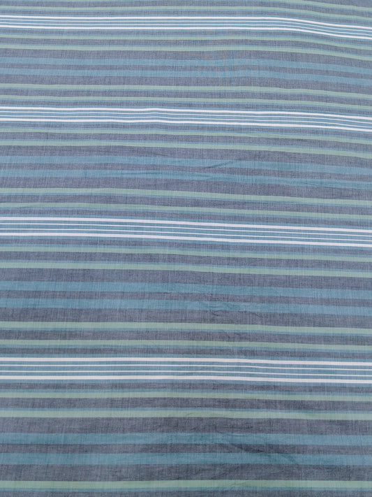 Buy Cotton Poplin Multicolour Stripe Fabric