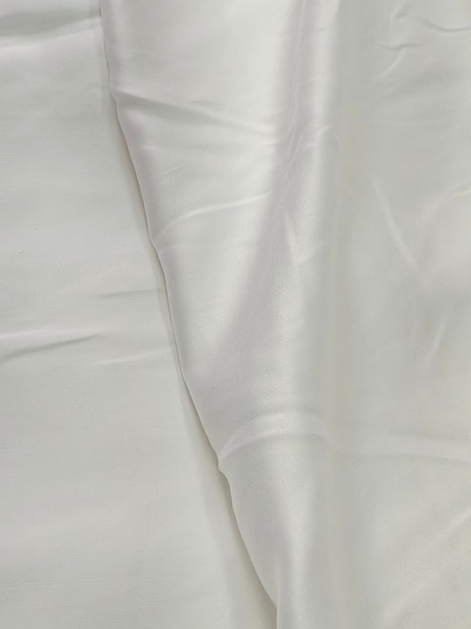 Buy Cotton Satin White Fabric