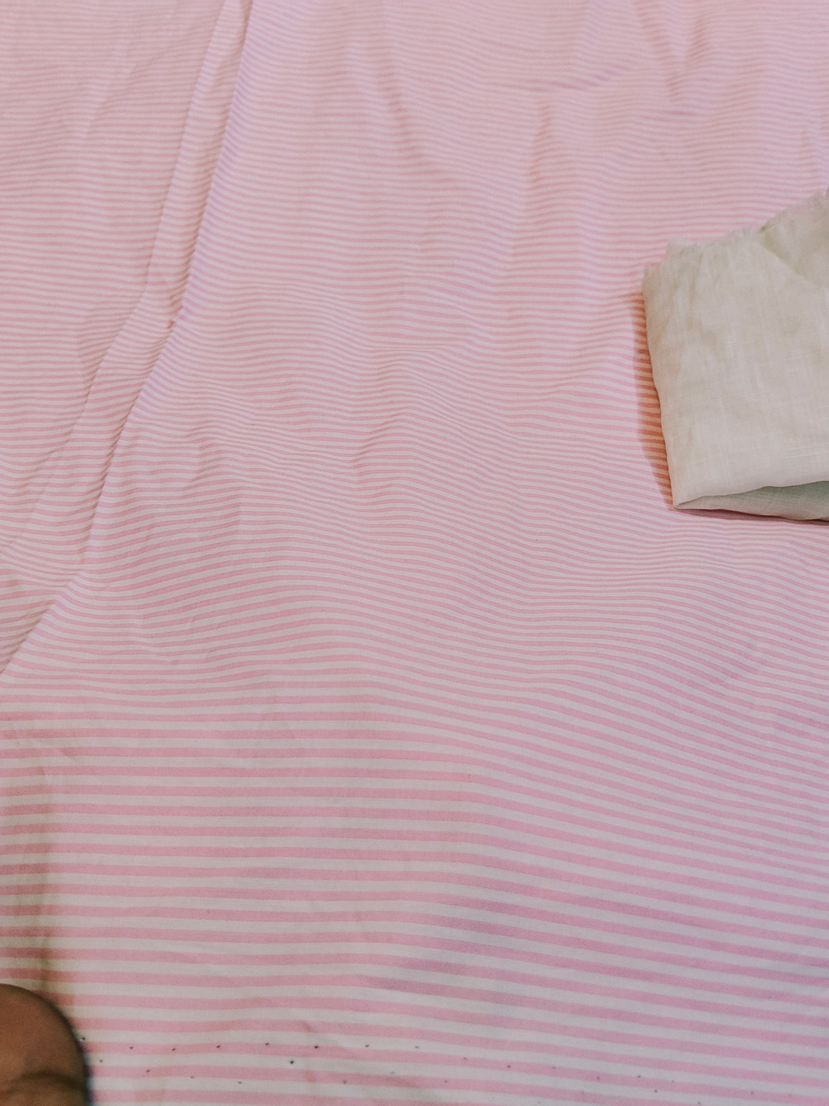 Buy Cotton Yarn Dyed Poplin Pink Stripe Fabric