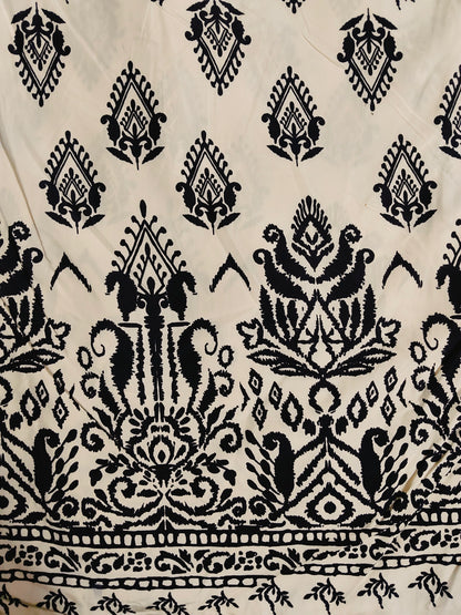 Buy Viscose Linen Print Fabric