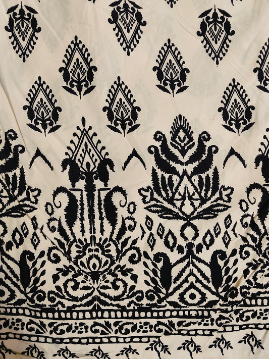 Buy Viscose Linen Print Fabric