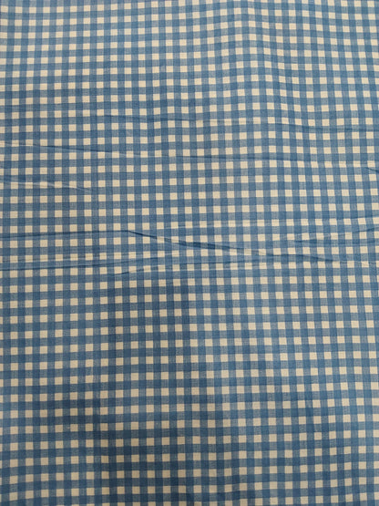 Buy Cotton Poplin Gingham Check Print Fabric