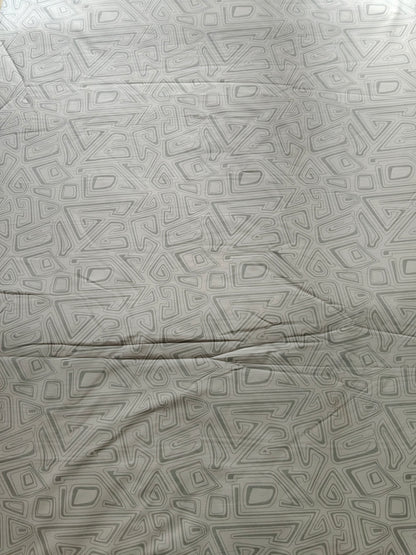 Buy Cotton Poplin Abstract Geometric Maze Print Fabric