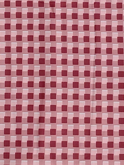 Buy Cotton Poplin Check Fabric