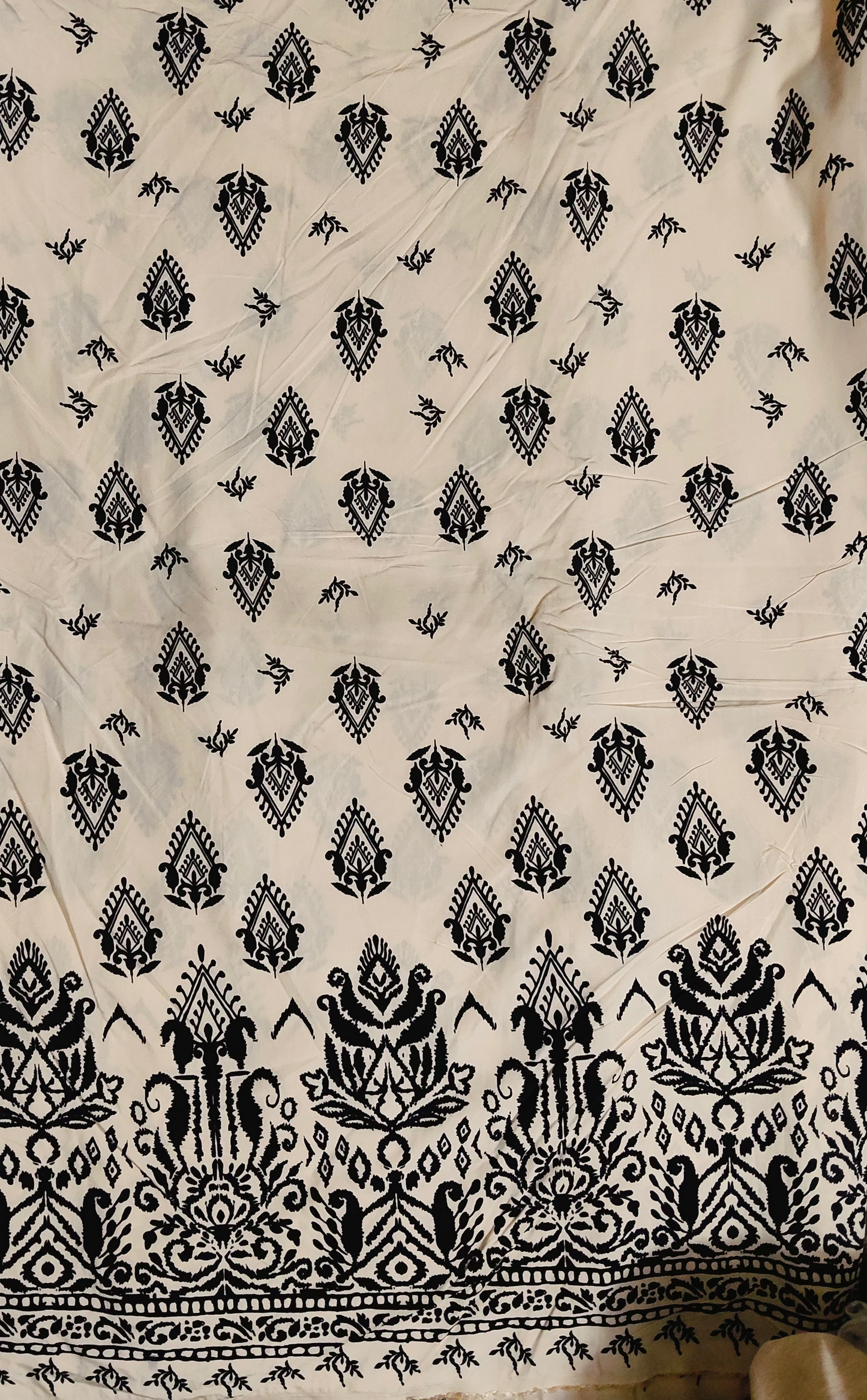Buy Viscose Linen Print Fabric