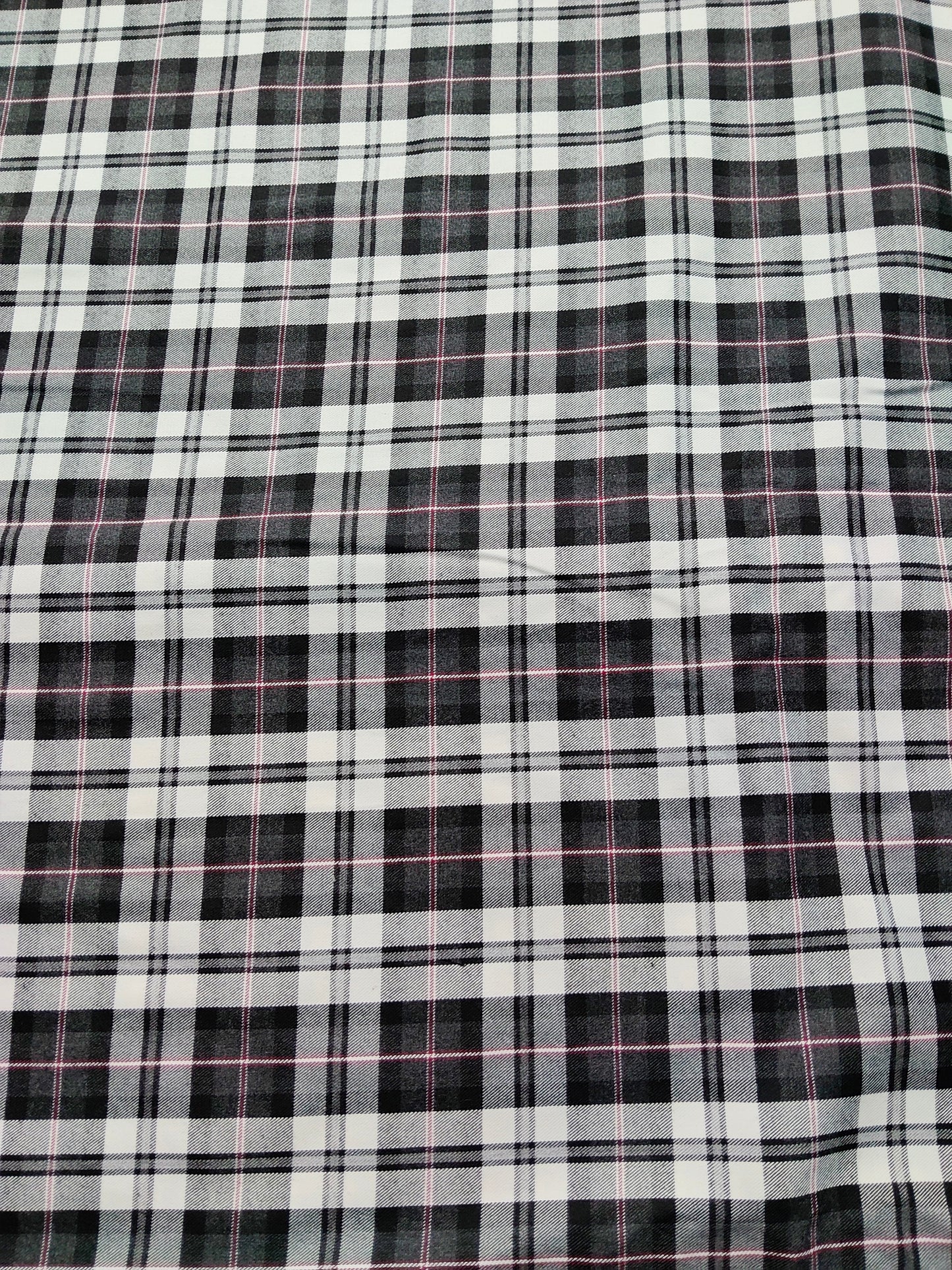 Buy Cotton Plaid Pattern Mayur Shirting Twill Check Fabric