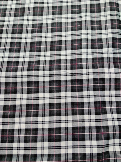 Buy Cotton Plaid Pattern Mayur Shirting Twill Check Fabric